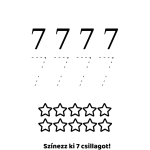 Számírás gyakorló foglalkoztató füzet 4-6 éveseknek � letölthető PDF - játék & sport - készségfejlesztő és logikai játék - oktató játékok - Meska.hu