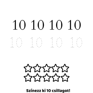 Számírás gyakorló foglalkoztató füzet 4-6 éveseknek � letölthető PDF - játék & sport - készségfejlesztő és logikai játék - oktató játékok - Meska.hu
