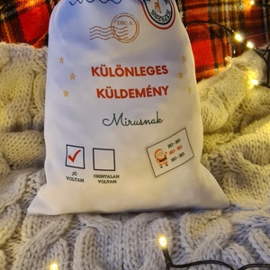 Mikulászsák - karácsony - karácsonyi ajándékozás - karácsonyi ajándékcsomagolás - Meska.hu