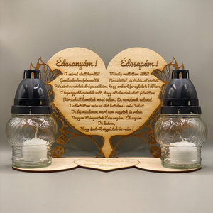 Temető dísz Édesanyámnak és Édesapámnak - otthon & életmód - vallás - temetkezési tárgy - Meska.hu