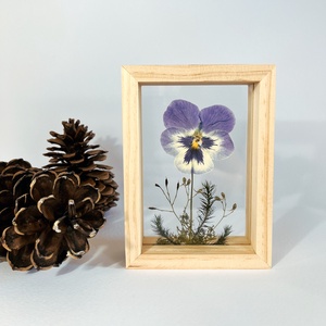Valentin napra Préselt Árvácska natúr fa keretben 10.6 x 15 x 4.1 cm - otthon & életmód - dekoráció - kép & falikép - képkeret - Meska.hu
