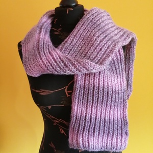Lila sál - ruha & divat - sál, sapka, kendő - sál - Meska.hu
