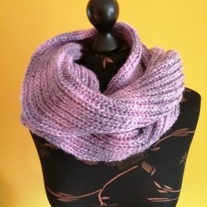 Lila sál - ruha & divat - sál, sapka, kendő - sál - Meska.hu