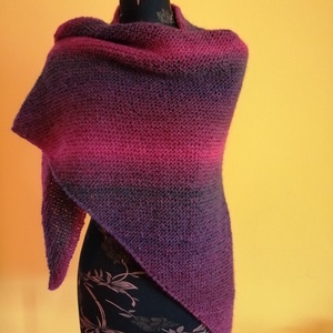 Kötött kendő - ruha & divat - sál, sapka, kendő - kendő - Meska.hu