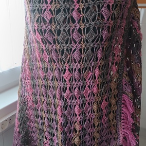  Rózsafaponcsó - ruha & divat - női ruha - poncsó - Meska.hu