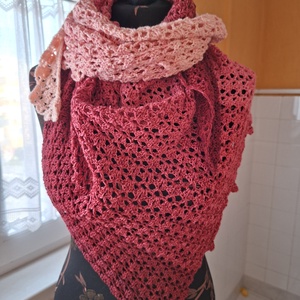 Asszimetrikus  kendő - ruha & divat - sál, sapka, kendő - sál - Meska.hu