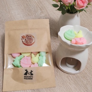  Rózsa Illatviasz szójaviaszból, Otthon & Életmód, Gyertya, illat, aroma, Illatviasz, , MESKA