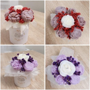 Gyertyacsokor díszdobozban, Otthon & Életmód, Gyertya, illat, aroma, Gyertya, , MESKA