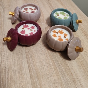 Gyertya tök kerámiában - otthon & életmód - gyertya, illat, aroma - gyertya - Meska.hu