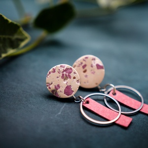 Pasztell-pink fülbevaló - ékszer - ékszerszett - Meska.hu Pasztell-pink fülbevaló - ékszer - ékszerszett - Meska.hu