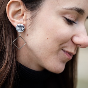 Black and white marble - ékszer - ékszerszett - Meska.hu Black and white marble - ékszer - ékszerszett - Meska.hu