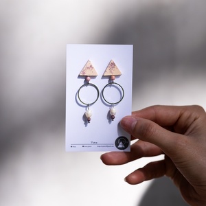 Pearl triangle - ékszer - ékszerszett - Meska.hu Pearl triangle - ékszer - ékszerszett - Meska.hu