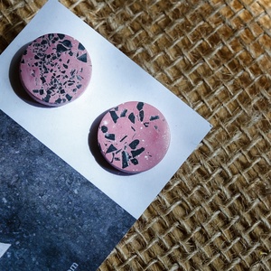 Small raspberry - ékszer - fülbevaló - pötty fülbevaló - Meska.hu