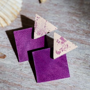 Purple triangle - Meska.hu Purple triangle - Meska.hu