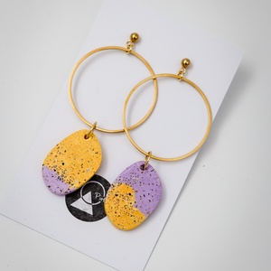 Pasztell - 6406, Ékszer, Fülbevaló, Lógó fülbevaló, Ékszerkészítés, MESKA