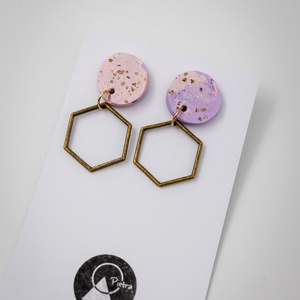 Pasztell - 6395, Ékszer, Fülbevaló, Lógó fülbevaló, Ékszerkészítés, MESKA