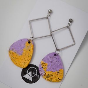 Pasztell - 6383, Ékszer, Fülbevaló, Lógó fülbevaló, Ékszerkészítés, MESKA