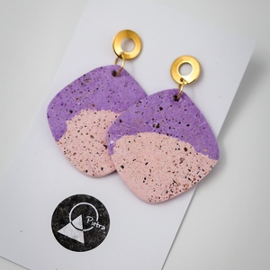 Pasztell - 6380, Ékszer, Fülbevaló, Lógó fülbevaló, Ékszerkészítés, MESKA