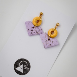 Pasztell - 6381, Ékszer, Fülbevaló, Lógó fülbevaló, Ékszerkészítés, Pasztell kollekciómban az arany és pasztell színek dominálnak. Az ékszer kiegészítők aranyozott nem..., MESKA