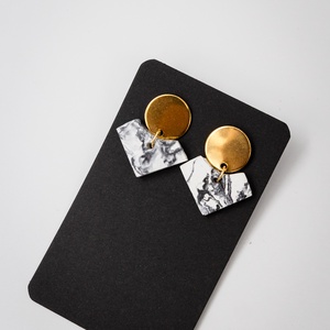 Marble 11, Ékszer, Fülbevaló, Lógó fülbevaló, Ékszerkészítés, MESKA