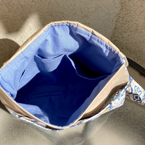 Nyári görög mintás hátizsák - táska & tok - hátizsák - hátizsák - Meska.hu