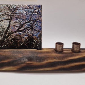 Asztali tolltartó tűzzomác képpel - Meska.hu