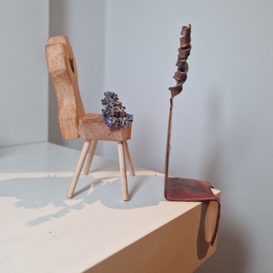 Tűzzománc Racka polc dekoráció - otthon & életmód - dekoráció - asztal és polc dekoráció - asztaldísz - Meska.hu