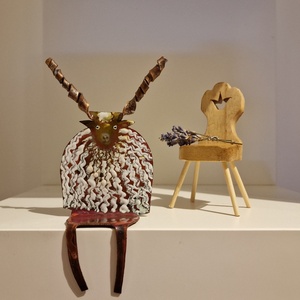 Tűzzománc Racka polc dekoráció - Meska.hu