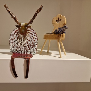 Tűzzománc Racka polc dekoráció - otthon & életmód - dekoráció - asztal és polc dekoráció - asztaldísz - Meska.hu