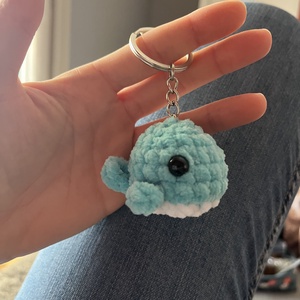 Mini horgolt bálna kulcstartó, Táska & Tok, Kulcstartó & Táskadísz, Kulcstartó, Horgolás, MESKA