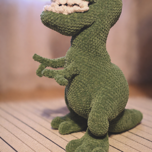 Horgolt Dínó (T-rex) - játék & sport - plüssállat & játékfigura - plüss dínók - Meska.hu