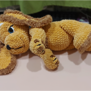 Horgolt Kutyus - játék & sport - plüssállat & játékfigura - kutya - Meska.hu