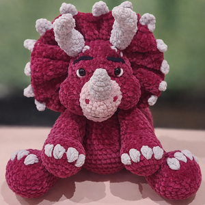 Horgolt Dínó - játék & sport - plüssállat & játékfigura - plüss dínók - Meska.hu