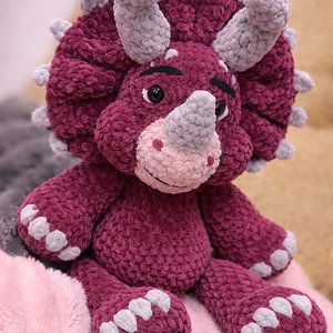 Horgolt Dínó - Meska.hu