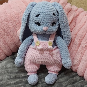 Horgolt Nyuszi - játék & sport - plüssállat & játékfigura - nyuszi - Meska.hu