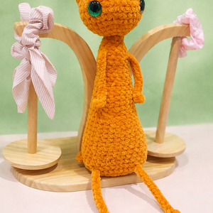 Horgolt Cica - játék & sport - plüssállat & játékfigura - cica - Meska.hu