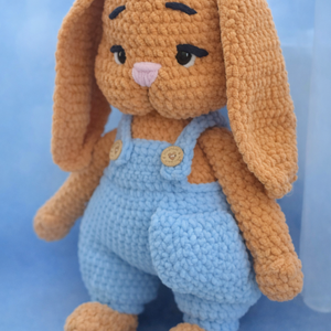 Horgolt Nyuszi - játék & sport - plüssállat & játékfigura - nyuszi - Meska.hu