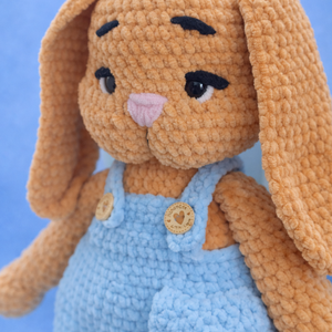 Horgolt Nyuszi - játék & sport - plüssállat & játékfigura - nyuszi - Meska.hu