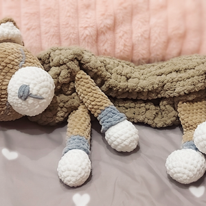 Horgolt Alvós Cica - játék & sport - plüssállat & játékfigura - plüss bárány - Meska.hu