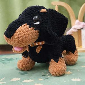 Horgolt Tacskó kutya, Játék & Sport, Plüssállat & Játékfigura, Kutya, Horgolás, Varrás, MESKA