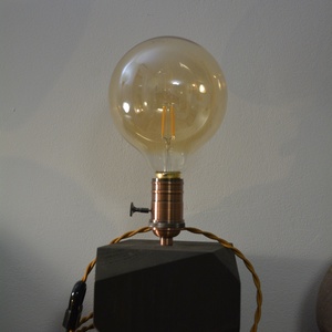 Kockalámpa, Otthon & Életmód, Lámpa, Asztali lámpa, Famegmunkálás, MESKA