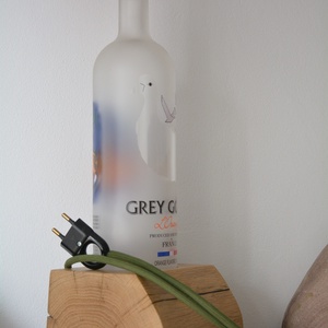 Grey Goose lámpa, Otthon & Életmód, Lámpa, Hangulatlámpa, Famegmunkálás, MESKA
