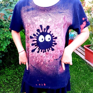 Póló festett-batikolt póló - ruha & divat - férfi ruha - póló - Meska.hu