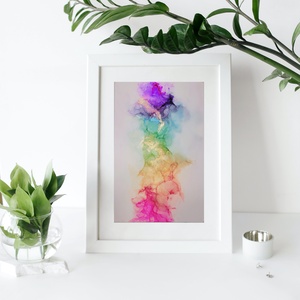 Csakra Alcohol ink art, Művészet, Festmény, Festmény vegyes technika, Festészet, MESKA