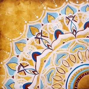 Mandala - Akril festmény, Művészet, Festmény, Akril, Festészet, MESKA