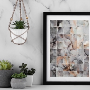 Grey alcohol ink art, Művészet, Festmény, Festmény vegyes technika, Festészet, MESKA