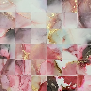 Magenta/Red alcohol ink art, Művészet, Festmény, Festmény vegyes technika, Festészet, MESKA