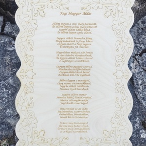 Régi magyar áldás fa tábla házi áldás  - otthon & életmód - vallás - házi áldás - Meska.hu