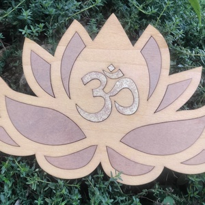 AUM OM Lótusz spirituális meditáció Aum Om / hinduizmus jóga spirituális szimbólum - Meska.hu