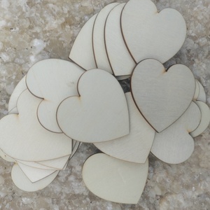 Fa lapok szív korong kézműveskedéshez barkácsoláshoz dekoráció díszítésre lezervágott lézer nyír alaplapok , DIY (Csináld magad), Egységcsomag, Gravírozás, pirográfia, Famegmunkálás, MESKA